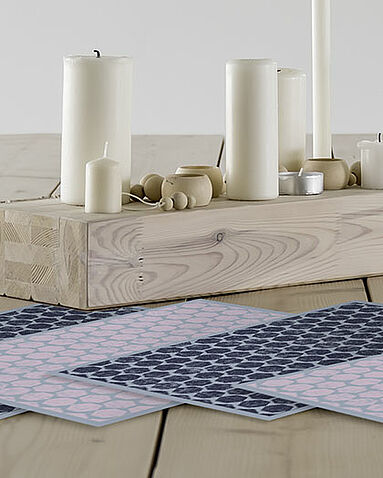 Matteo kreative Tischsets aus Vinyl von Contento