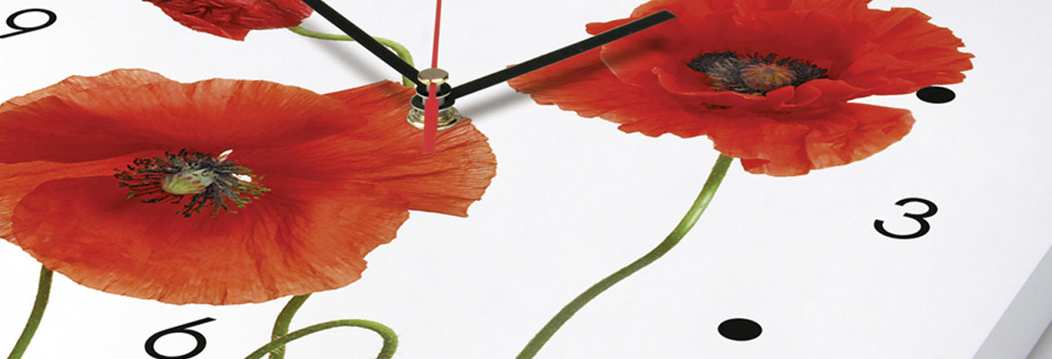 Kreative Wanduhren aus bedrucktem MDF von Contento