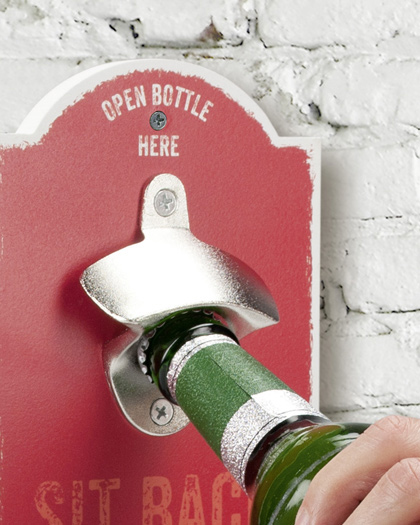 Contento Print Collection - Wand-Flaschenöffner im American Style