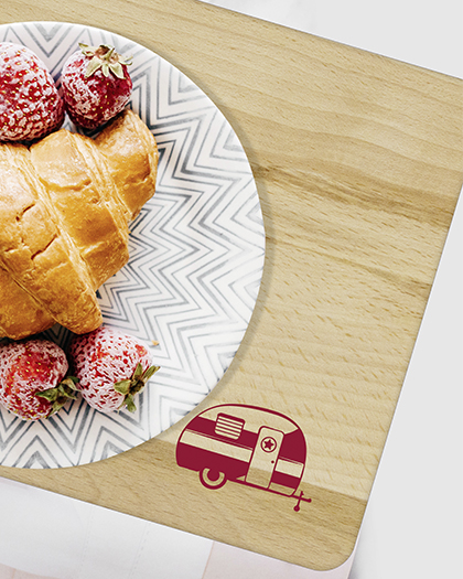 Matteo Tischsets von Contento bedruckt in Holzoptik 