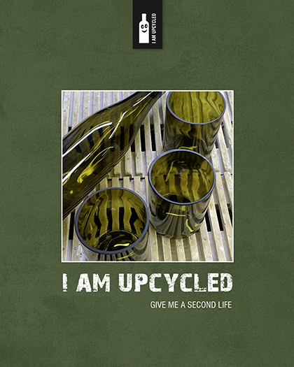 Contento: I AM UPCYCLED ... give me a second live. Kreatives aus gebrauchten Glasflaschen.